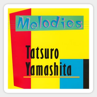 Melodies Album Cover - Tatsuro Yamashita Sticker